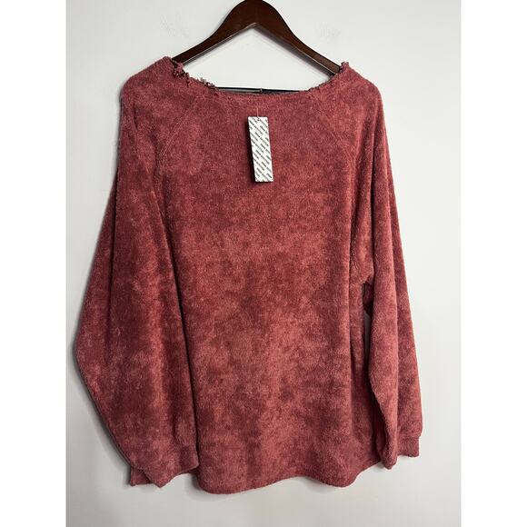 UO Out From Under Veronica Soft Terrycloth Popover Sweatshirt NWT Size Small - Picture 7 of 8